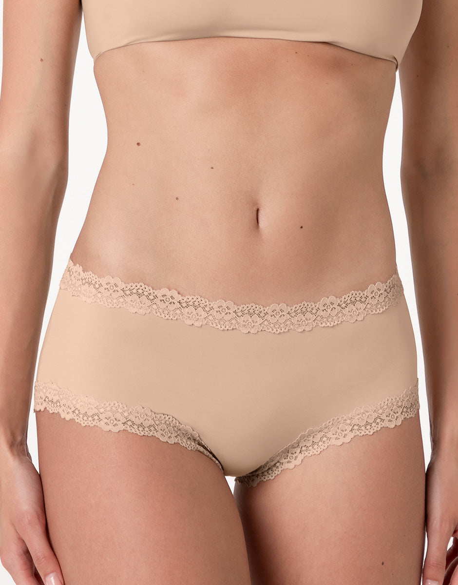 Lovable Lacy Micro LLEST culotte nudo chiaro pizzo