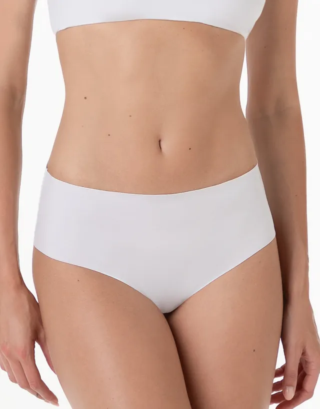 Lovable Second Skin Micro slip midi bianco senza cuciture