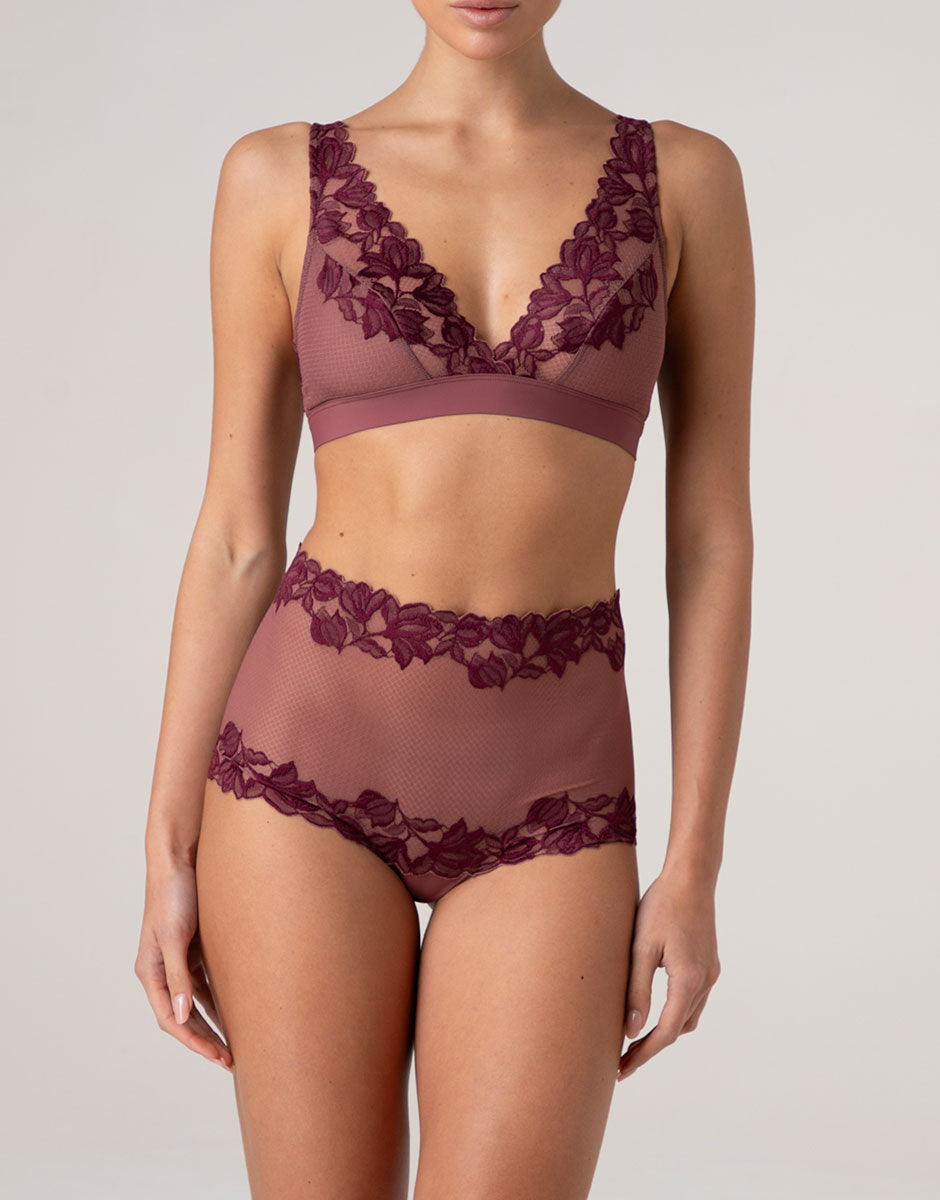 Lovable Elegant Muse reggiseno a vela senza ferretto amaranto