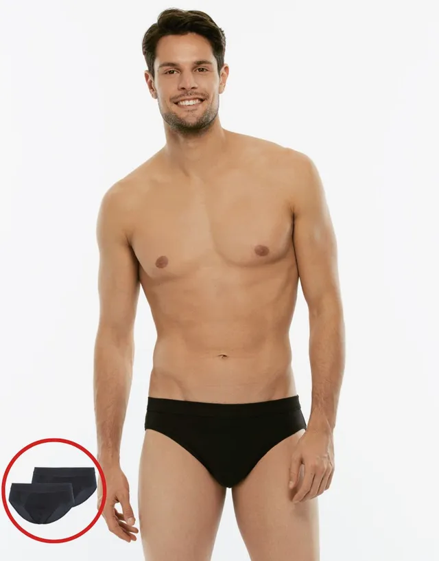Lovable Man Cotton Stretch slip mini nero cotone