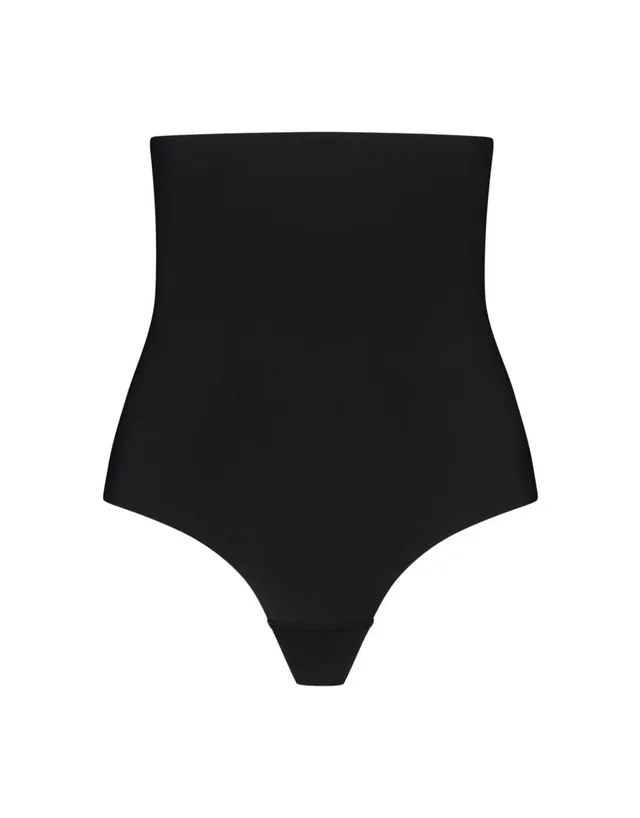 Bye Bra Sculpting perizoma vita alta contenitivo nero alto controllo