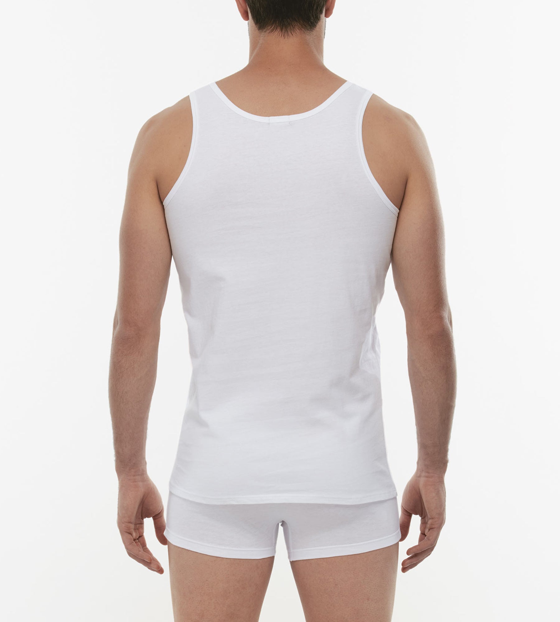 Lovable Pure Cotton canotta uomo bianca cotone