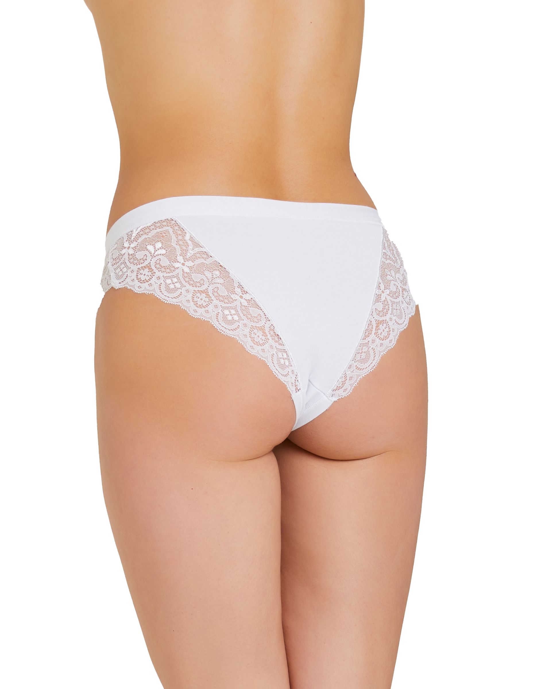 INTIMAMI Slip vita bassa pizzo modal 3 pezzi