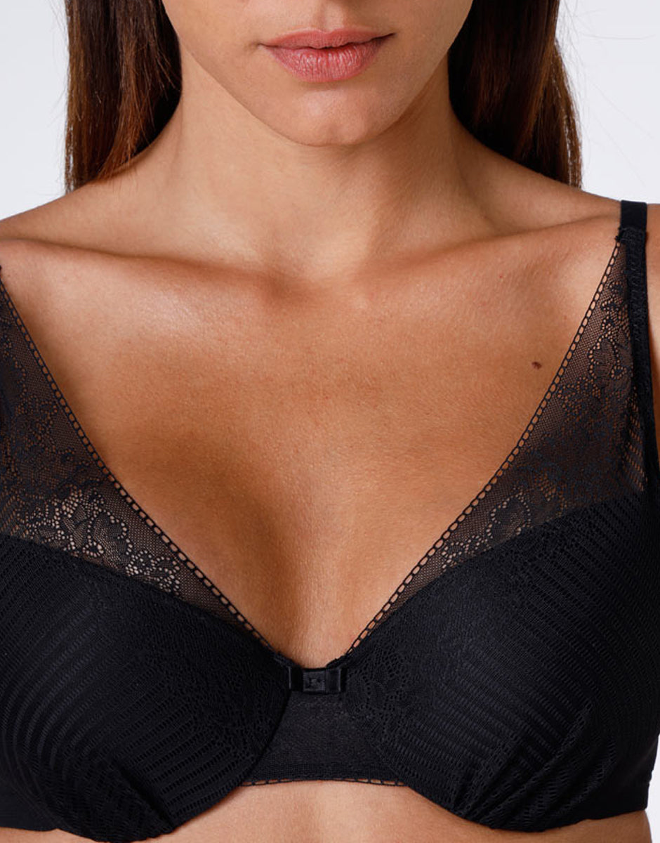 Lovable Sensual Touch Exclusive L053E reggiseno ferretto nero