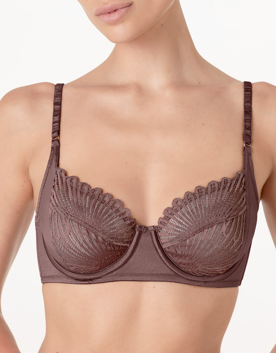 Lovable Blowball Lacy Micro reggiseno pizzo nocciola ferretto