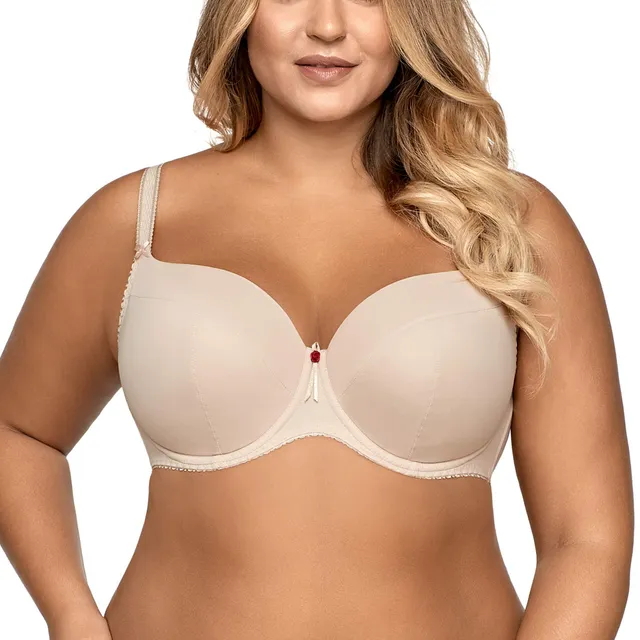 Ava 1263 Liscio reggiseno con ferretto taglia 3C beige
