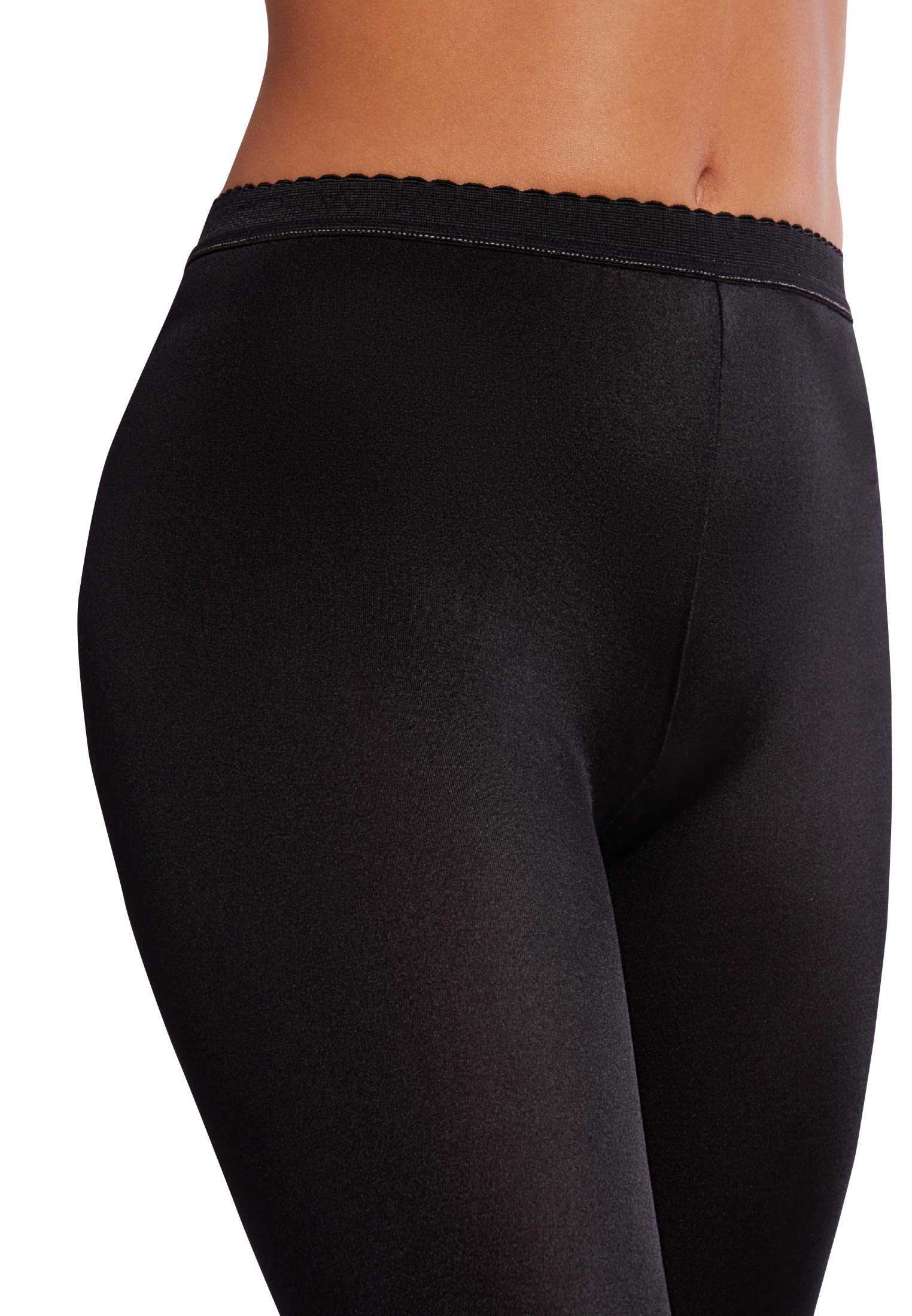 Wolford Satin De Luxe calzamaglia 80 DEN nera coprente