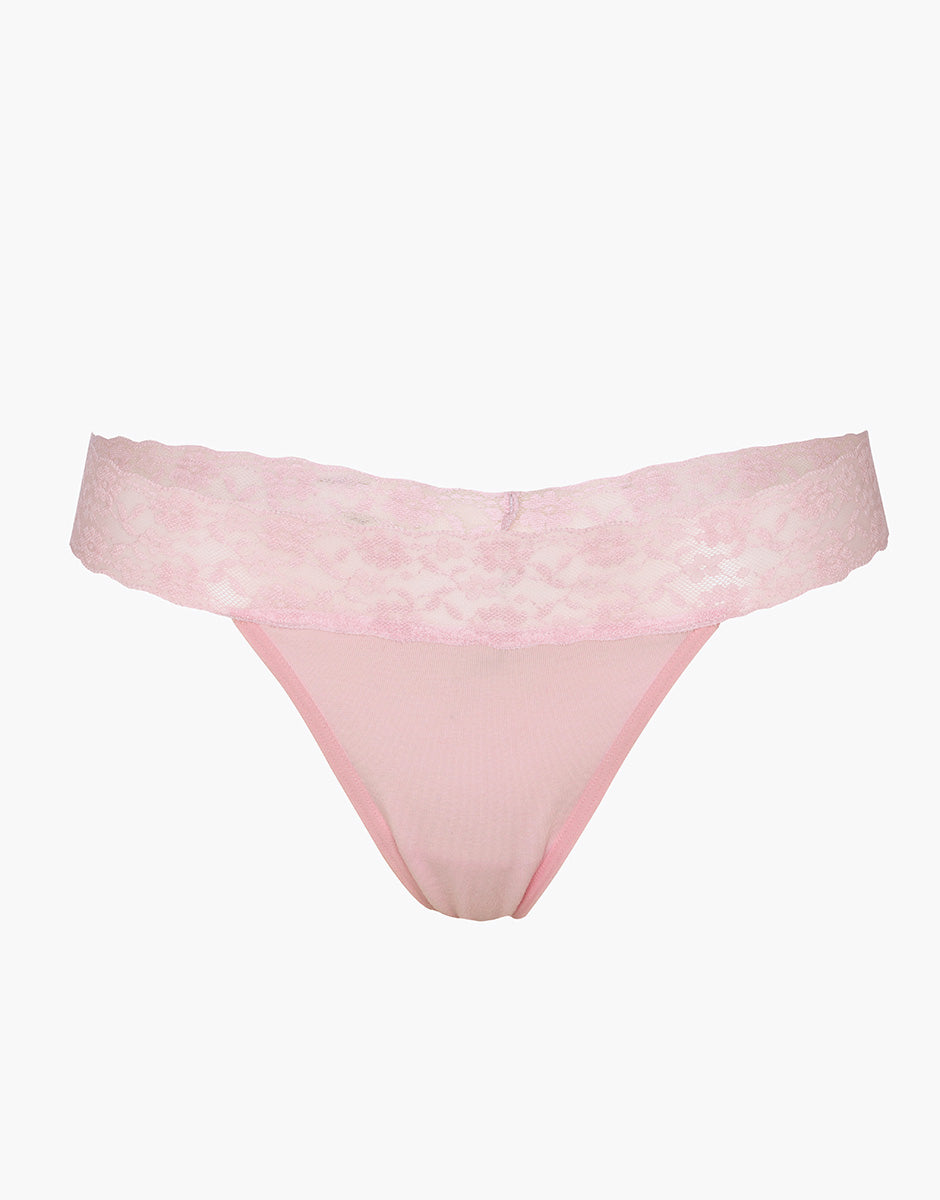Lovable Table Panties LLE26 perizoma rosa cotone