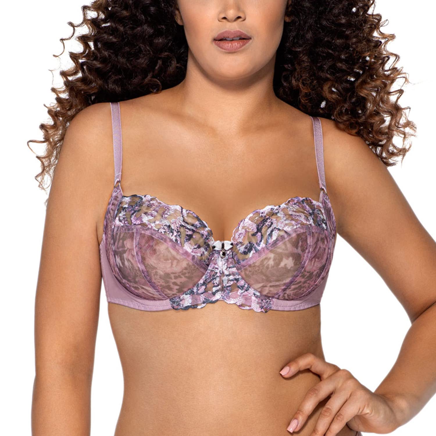 Ava Zoe 1986 reggiseno non imbottito rosa in rete