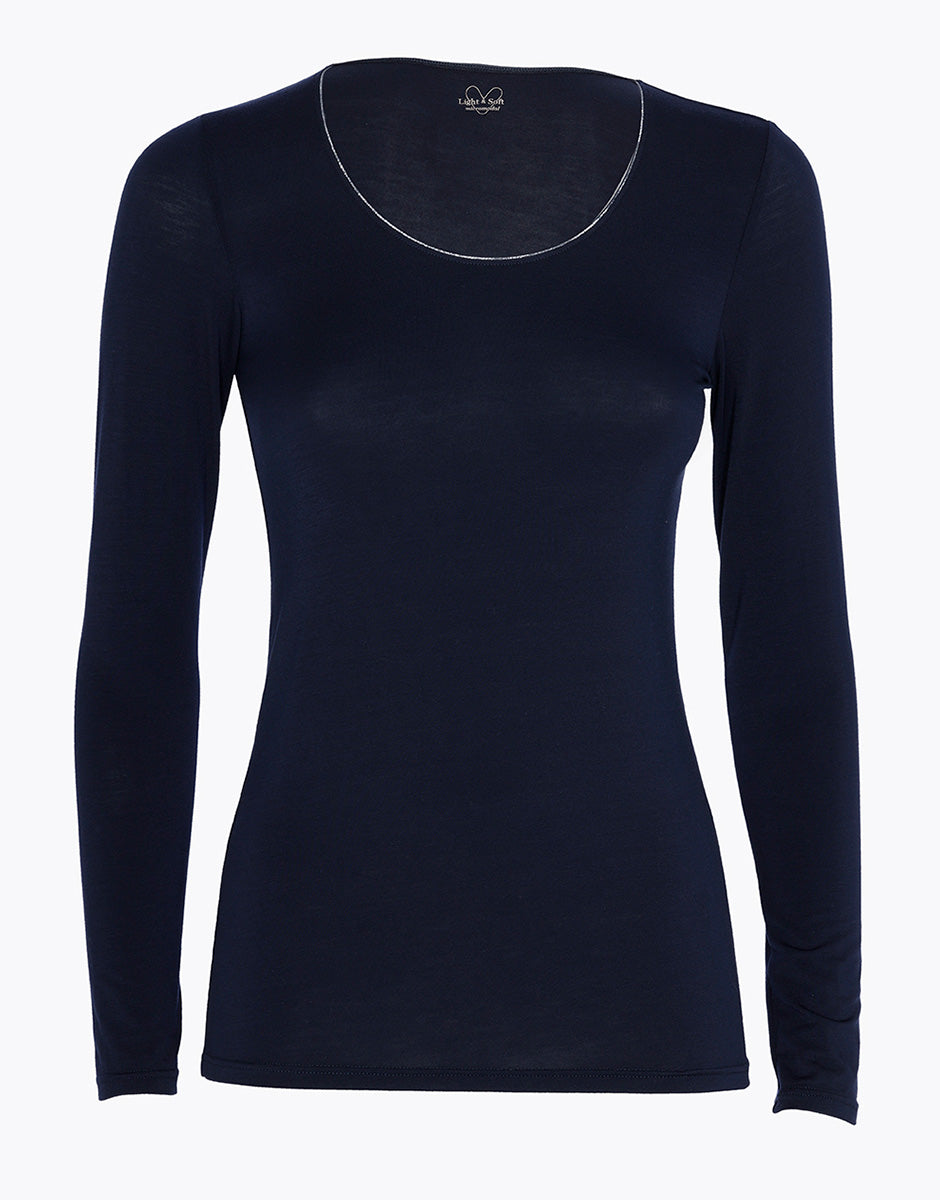 Lovable Basic Soul L0EEI Maglia Manica Lunga Blu Notte