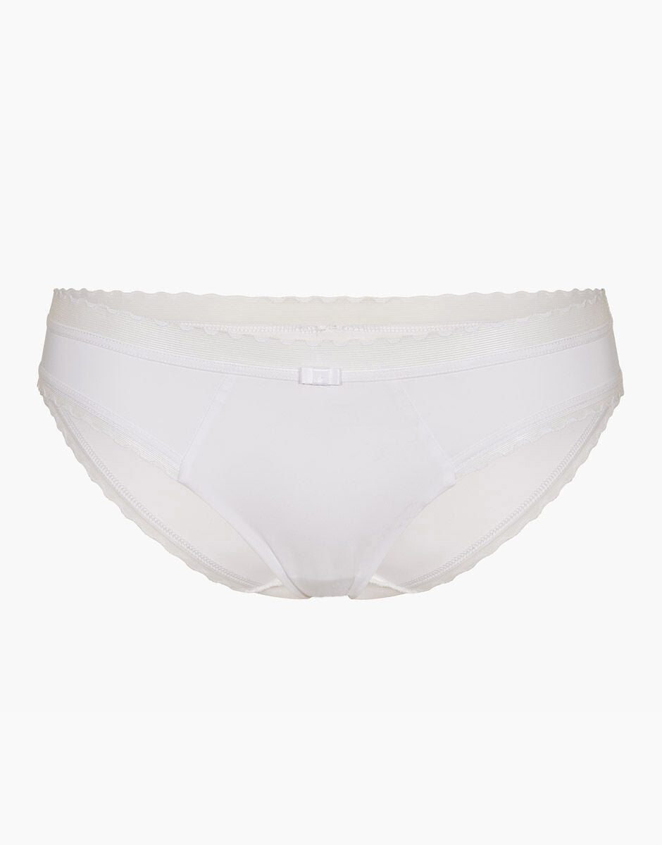 Lovable My Daily Comfort slip microfibra bianco elastico piatto