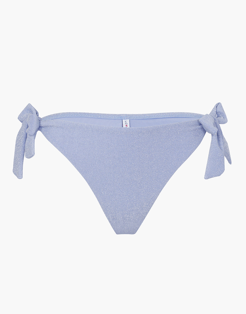 Lovable Sparkly Micro brasiliano azzurro polvere lillato