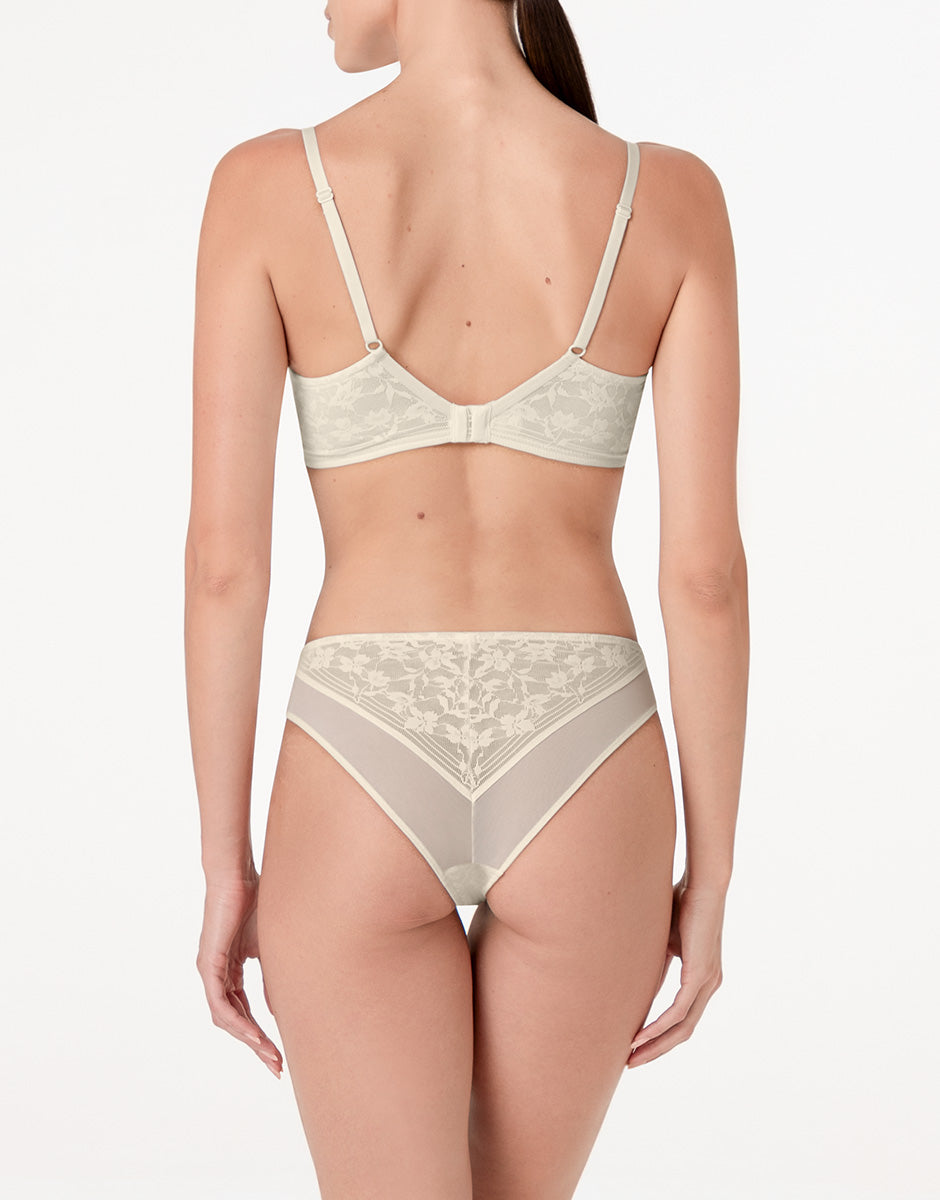 Lovable Blossom Lace reggiseno triangolo pizzo avorio