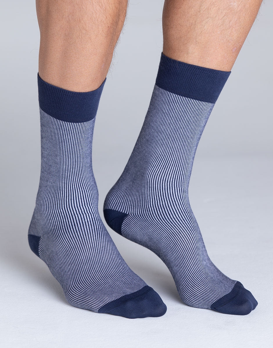 Lovable Man Fancy Cotton calzini corti blu cotone