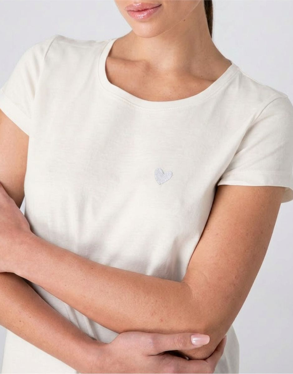 Lovable Pigiama Corto Jersey Cotone Bianco Seta