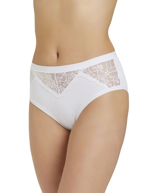 Intimami Culotte Pizzo Cotone Modal 3 Pezzi Avvolgente