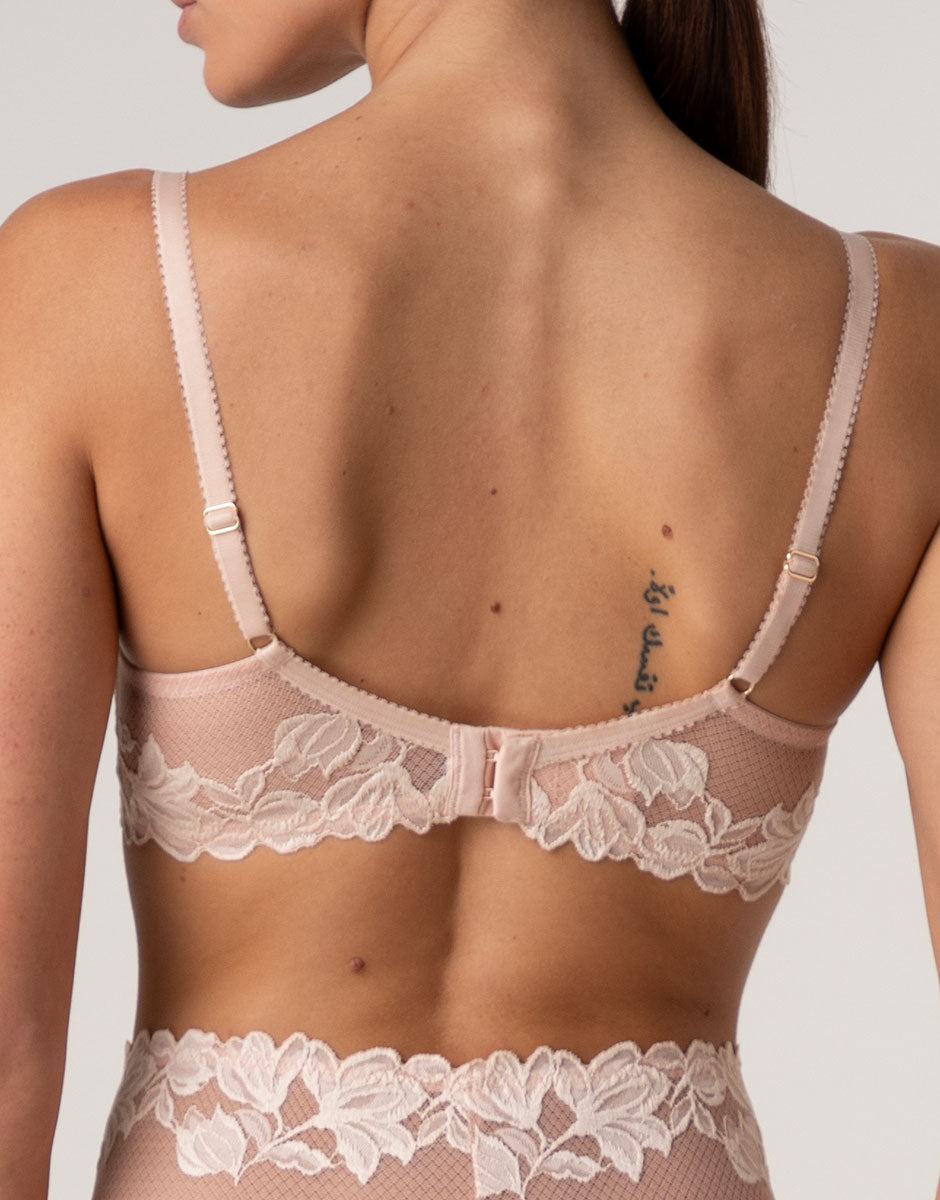Lovable Elegant Muse reggiseno ferretto pizzo avorio perlato