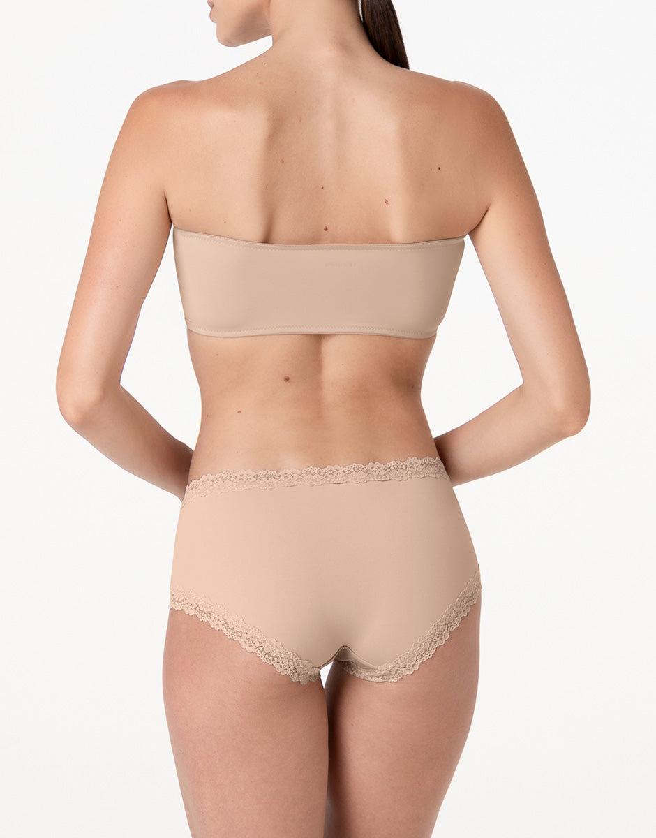 Lovable Lacy Micro LLEST culotte nudo chiaro pizzo