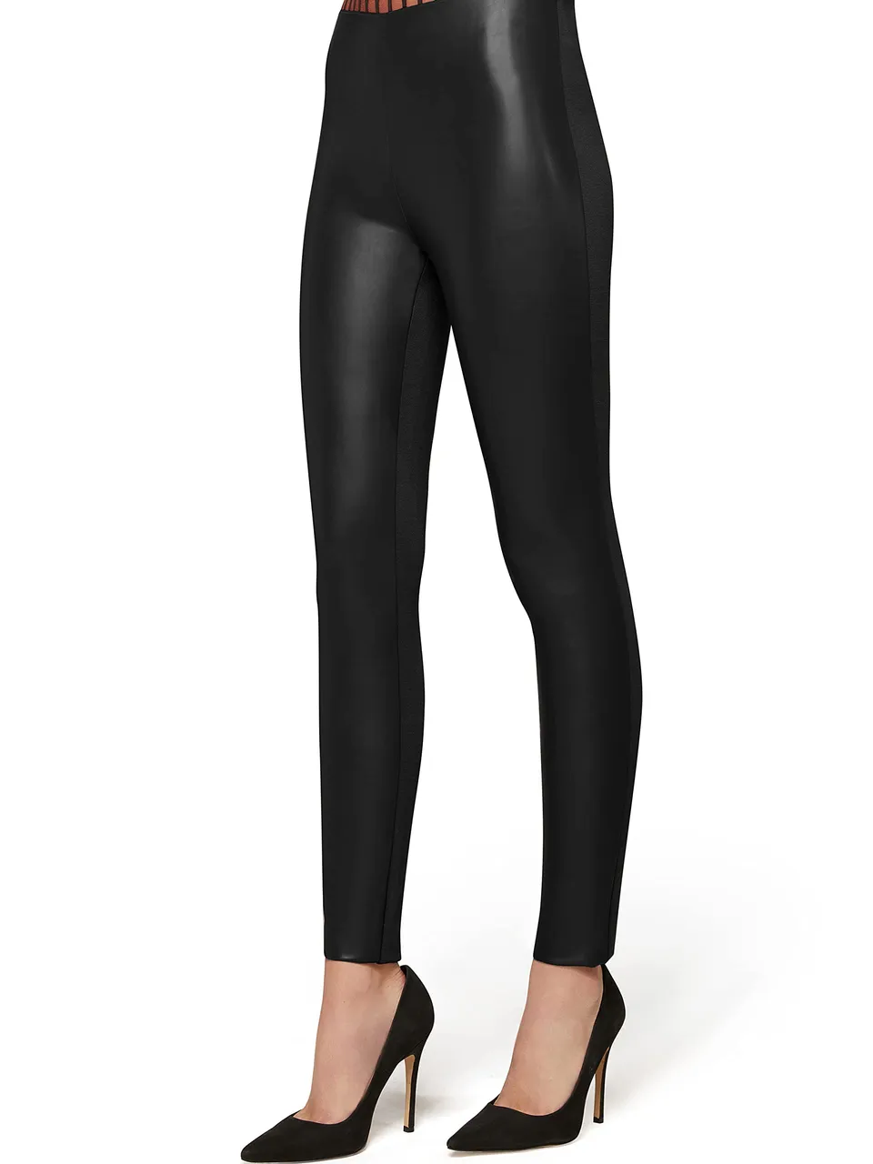 Wolford Jo Leggings Pelle Vegana Elasticizzati