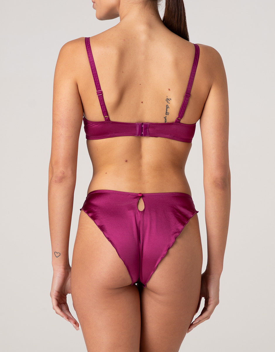 Lovable Chic Micro reggiseno imbottito lampone viola