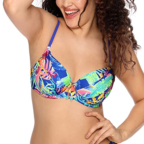 Ava SK-143 Top Bikini Full Cup Blu 9B
