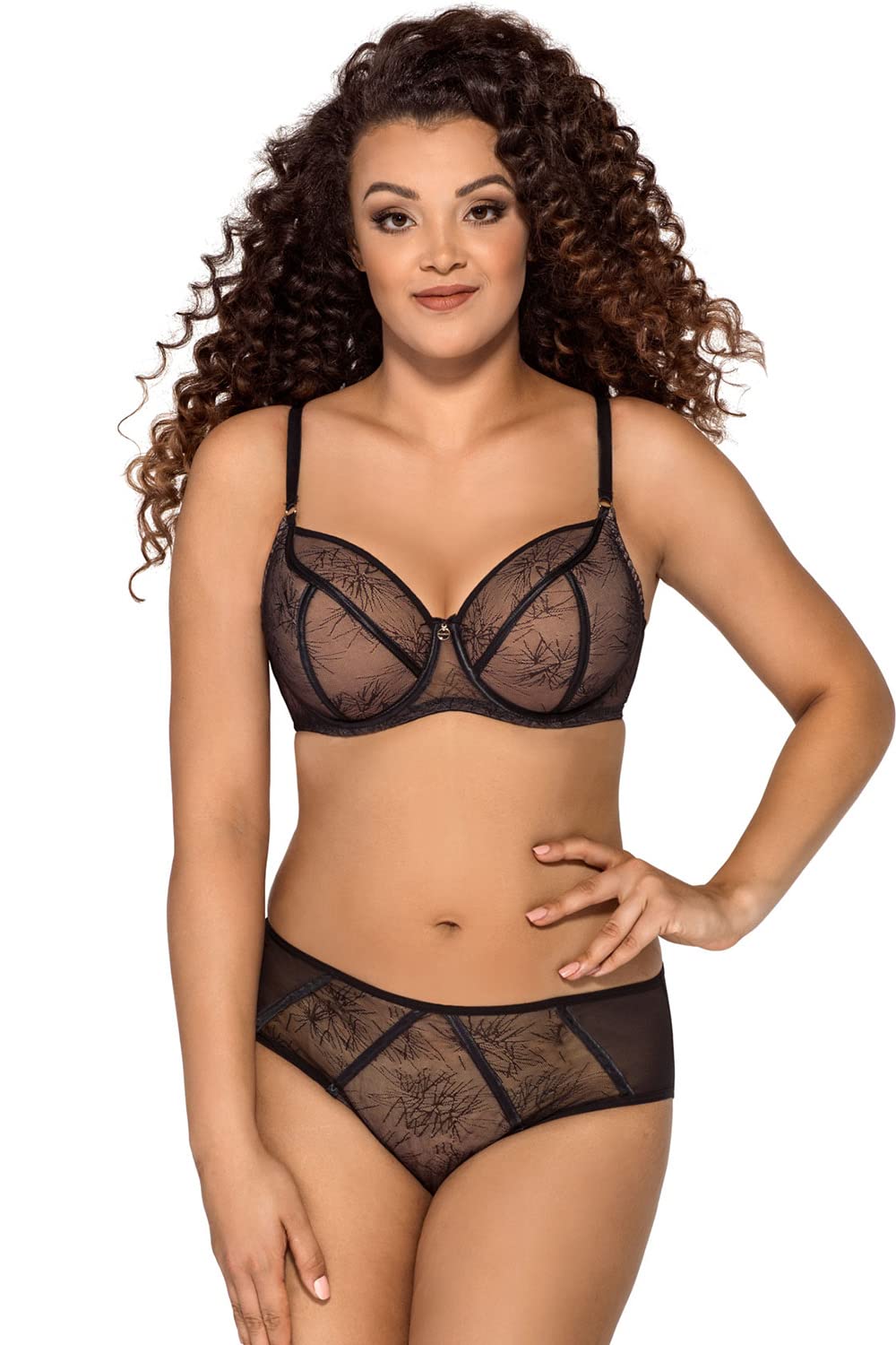 Ava Serseia 1995/B slip brasiliano nero in tulle