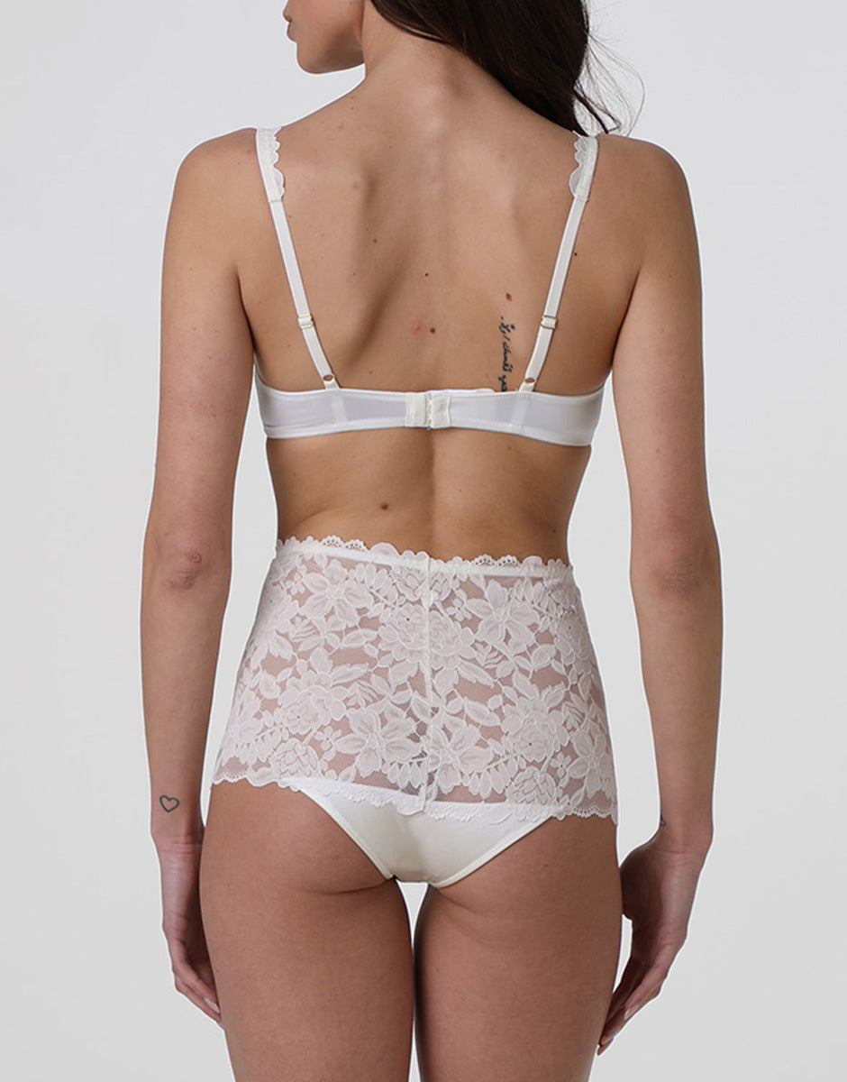Lovable Beautiful Lace L0ETRE1-14K reggiseno bianco latte con ferretto
