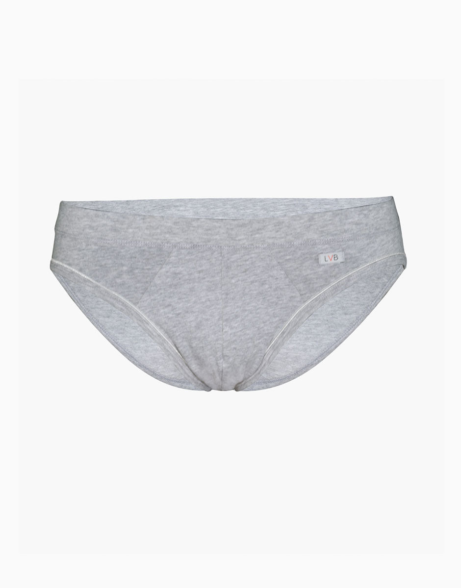 Lovable Man Supima Premium Cotton slip mini grigio melange cotone