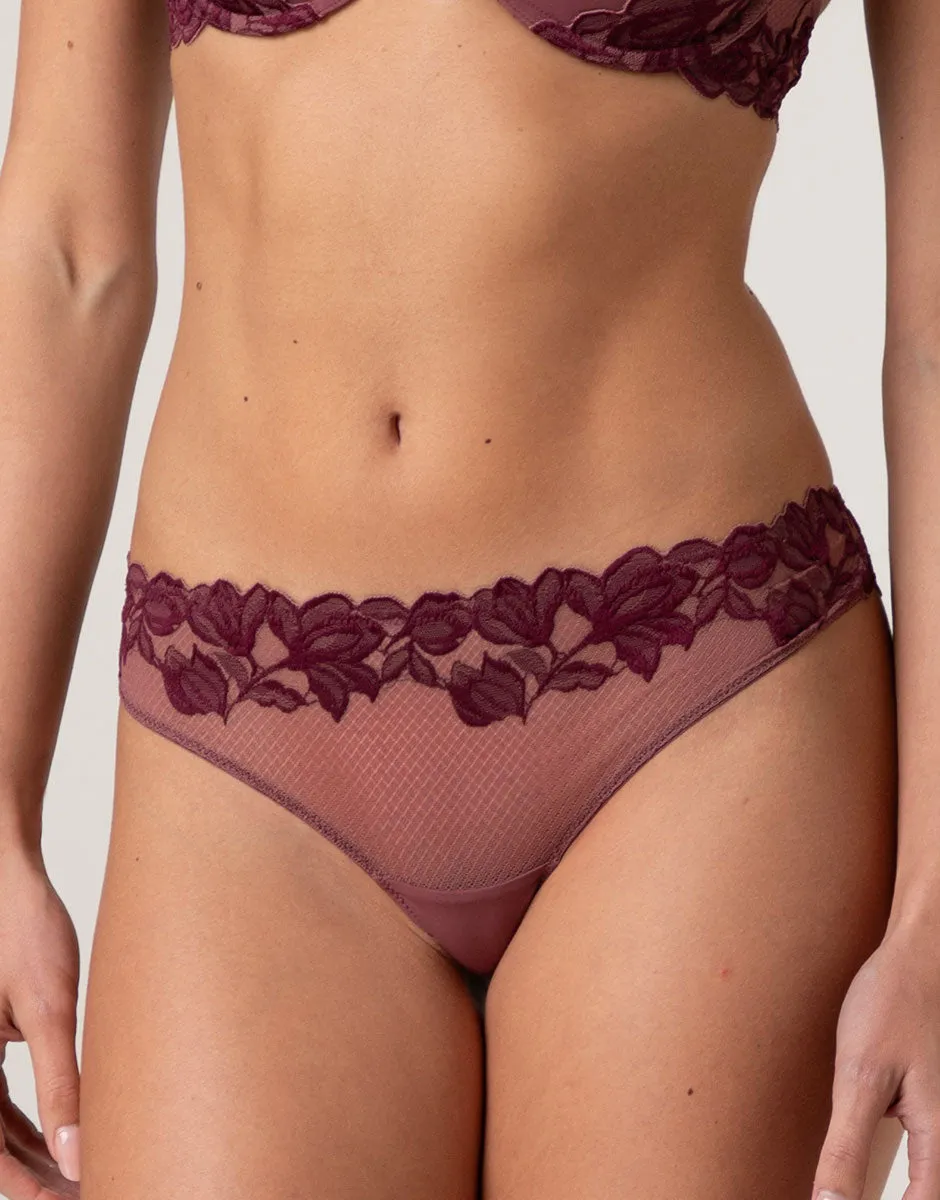 Lovable Elegant Muse slip brasiliano rosso amaranto