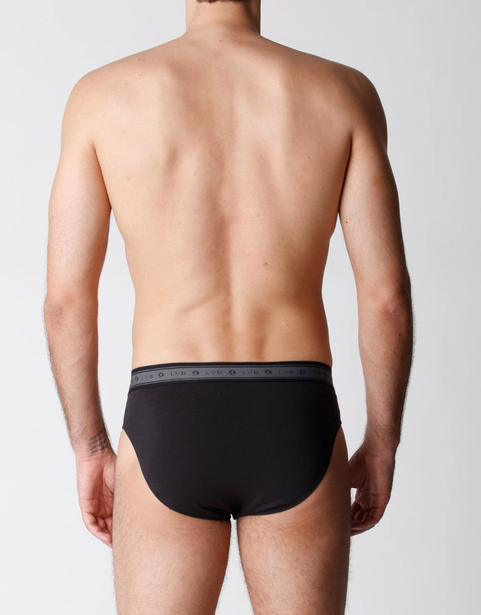 Lovable Man slip uomo cotone bio nero x2