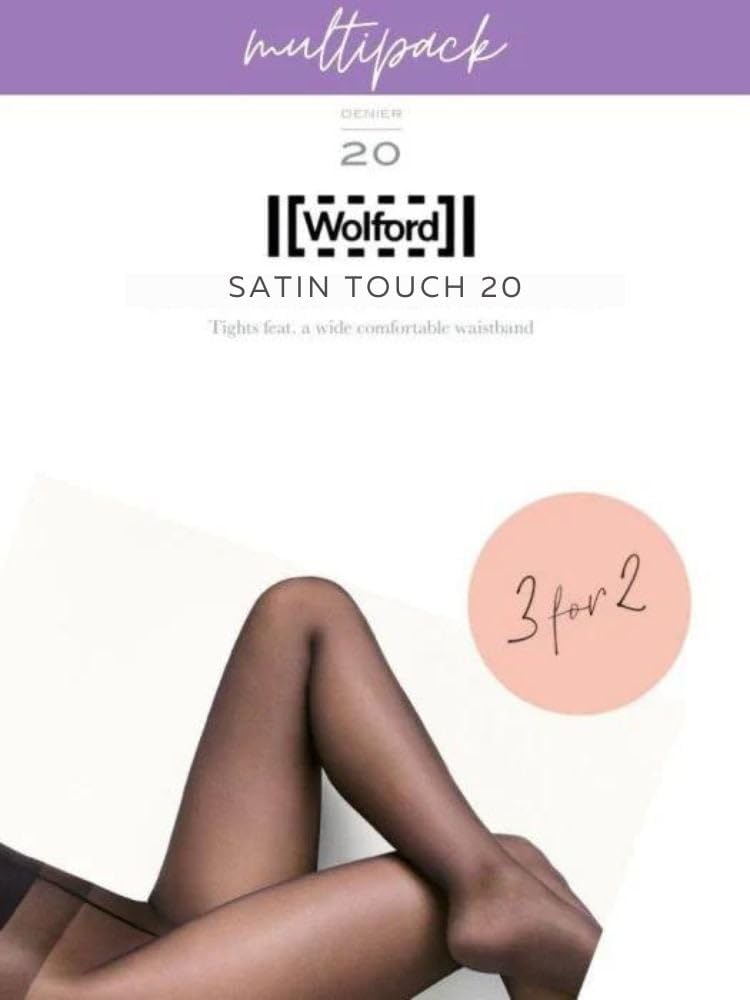 Wolford Satin Touch 20 collant 3 pezzi cosmetico S
