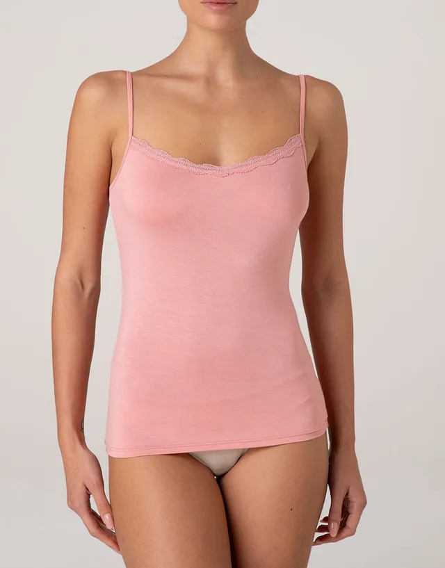 Lovable Basic Soul L7032 top rosa con pizzo