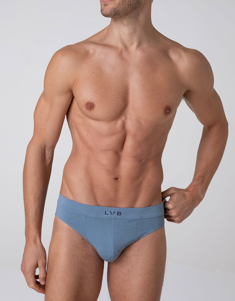 Lovable Man Modern Cotton Modal slip uomo azzurro cotone modal
