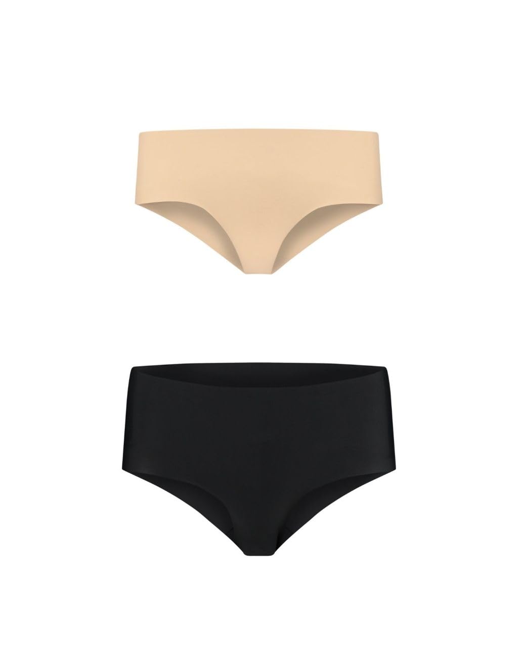 Bye Bra mutandine invisibili S beige e nero 2 pezzi