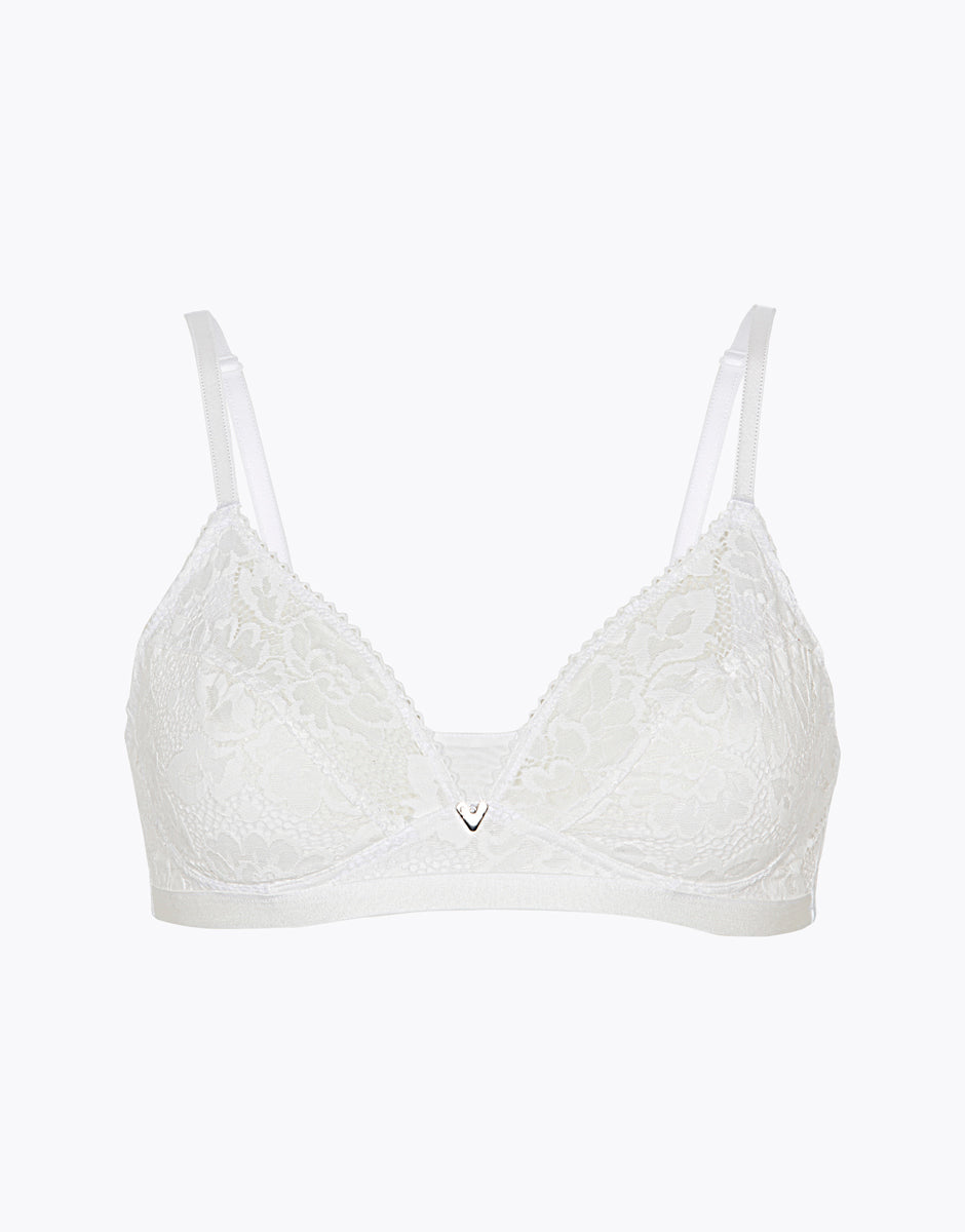 Lovable Anniversary Lace reggiseno bianco senza ferretto