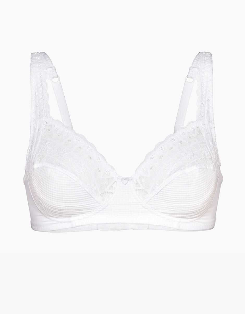 Lovable Lov'ring L5240 reggiseno senza ferretto bianco cotone
