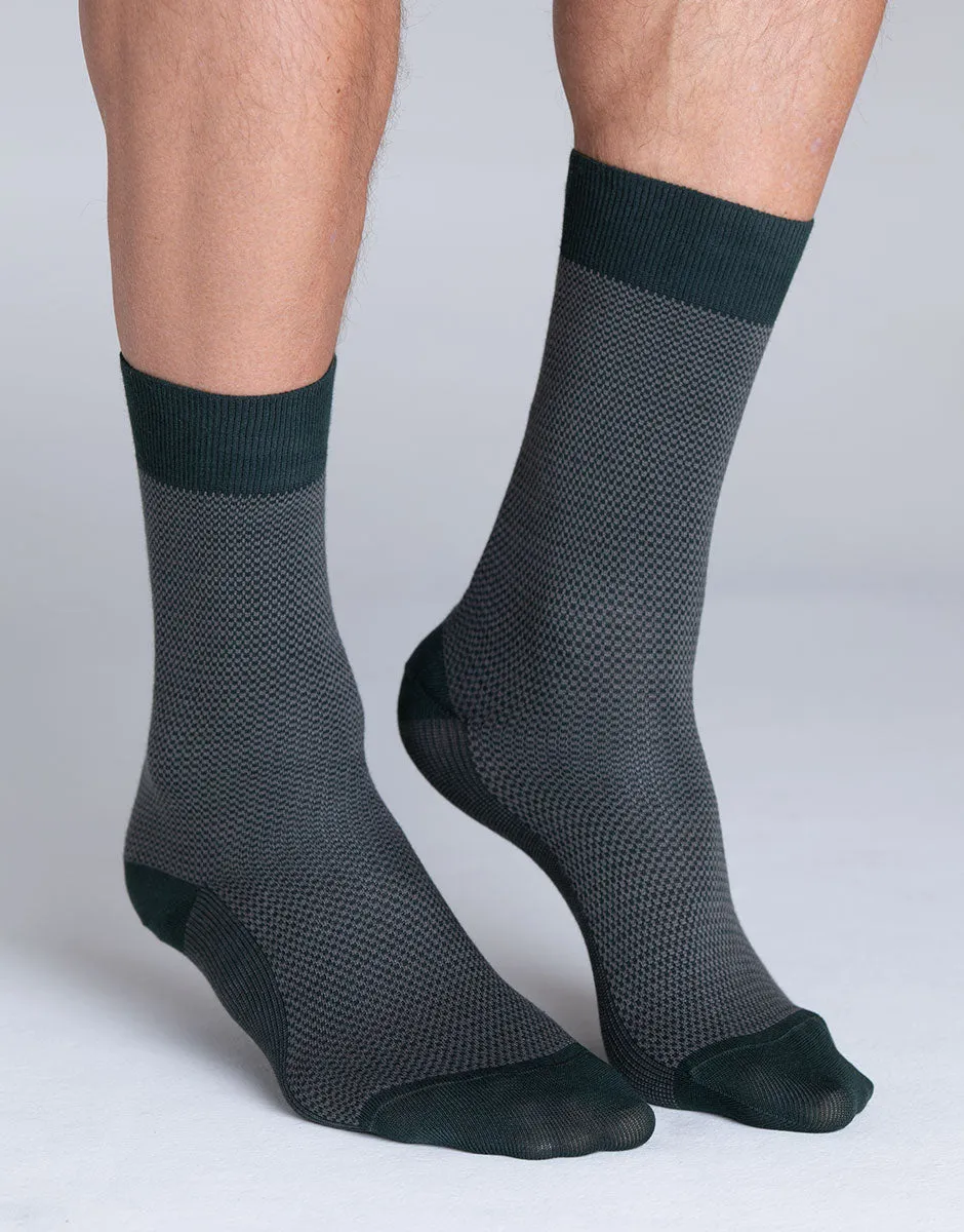 Lovable Man Fancy Cotton Calzini Corti Antracite Cotone