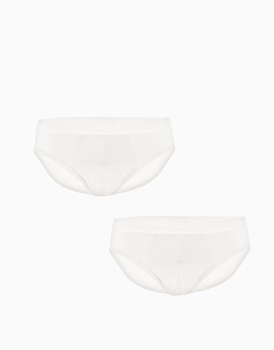 Lovable Man Cotton Stretch slip mini bianco 2 pezzi cotone elasticizzato
