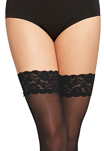 Wolford Maya autoreggenti velati con pizzo floreale