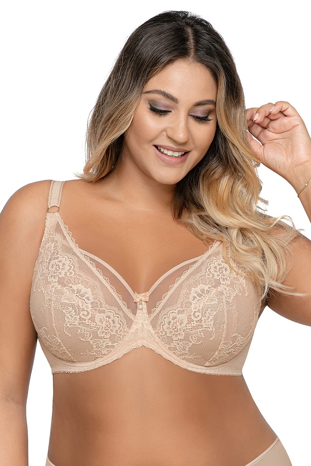 Ava Venus 1824 reggiseno non imbottito in pizzo nero