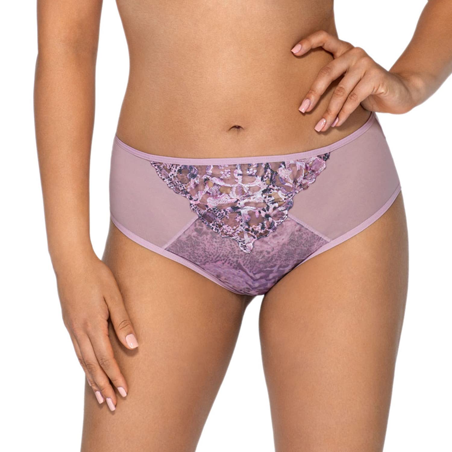 Ava Zoe 1986/B slip brasiliano rosa in rete