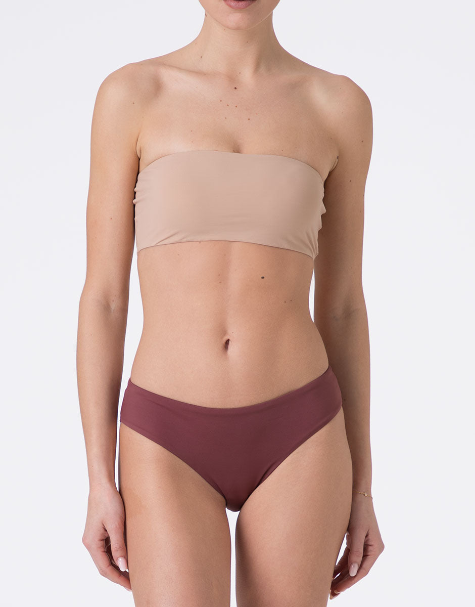 Lovable Invisible L0153 slip donna amaranto senza cuciture