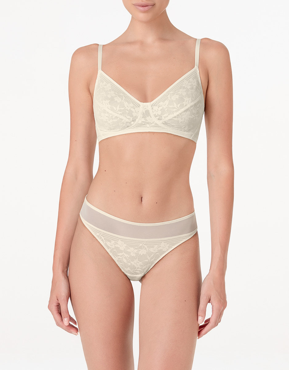 Lovable Blossom Lace reggiseno triangolo pizzo avorio