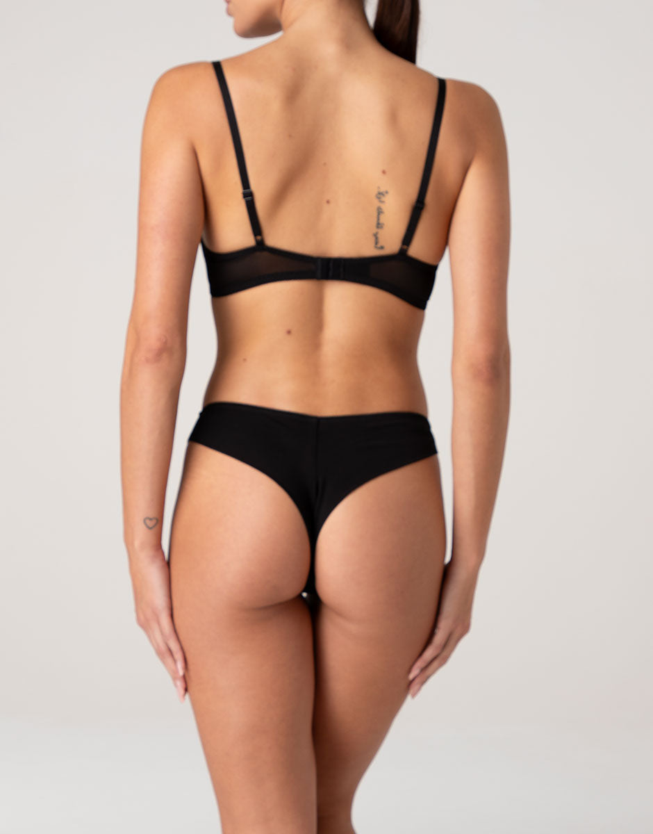Lovable Dot Lace brasiliano pizzo nero