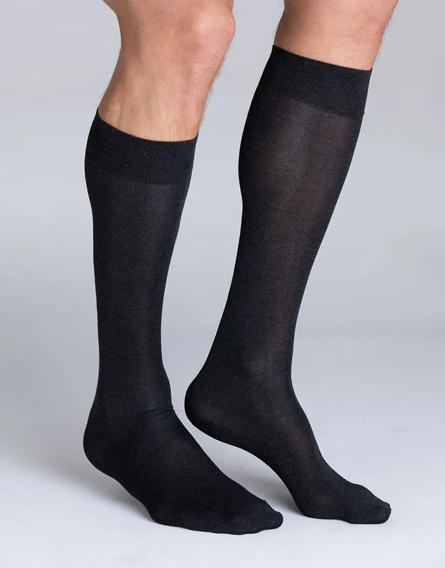 Lovable Bamboo Calzini Lunghi Uomo Grigio Antracite