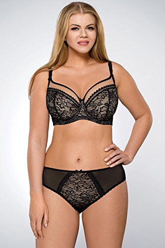 Ava 1396/S Tanga Pizzo Nero Taglia M