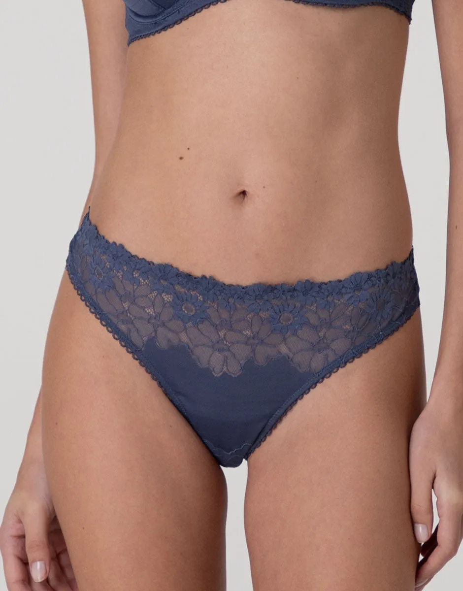 Lovable Garden Flowers Lace Brasiliana pizzo blu polvere