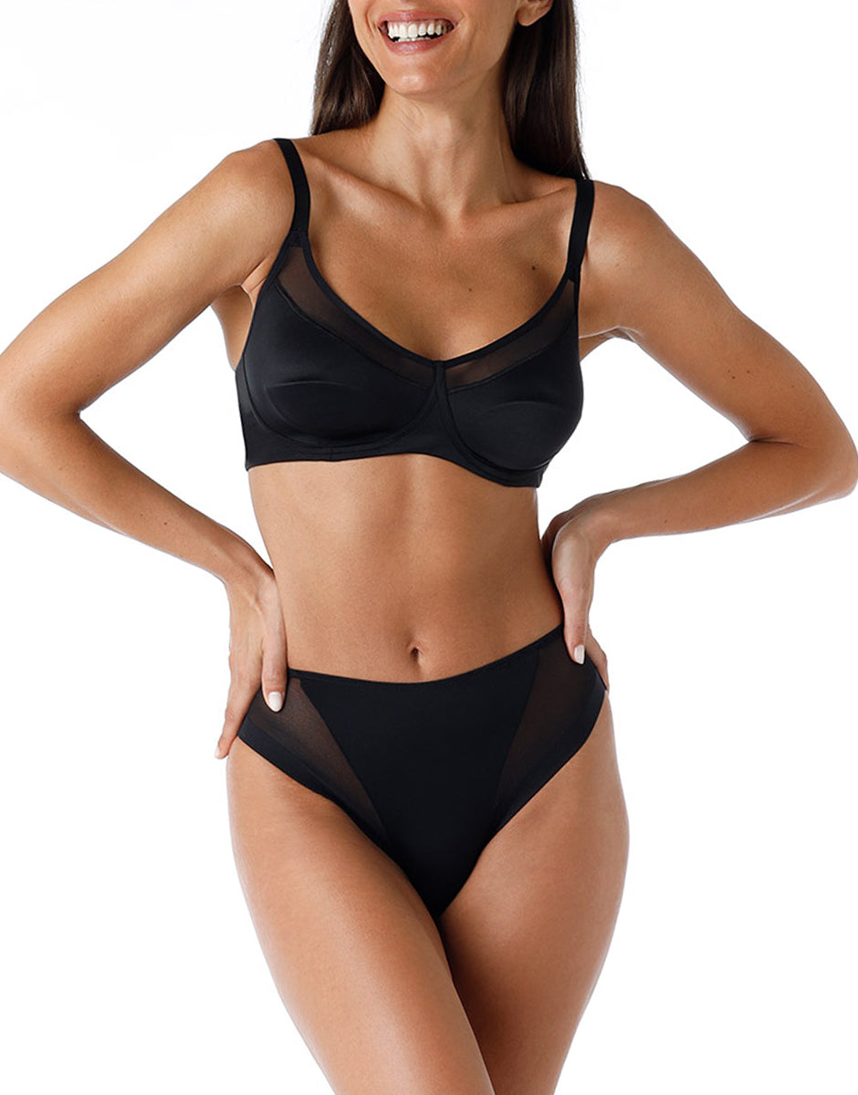 Lovable Generous Modern Shaping Reggiseno Senza Ferretto Nero