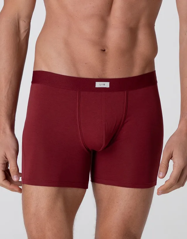 Lovable Modern Stretch Cotton boxer lungo granata cotone