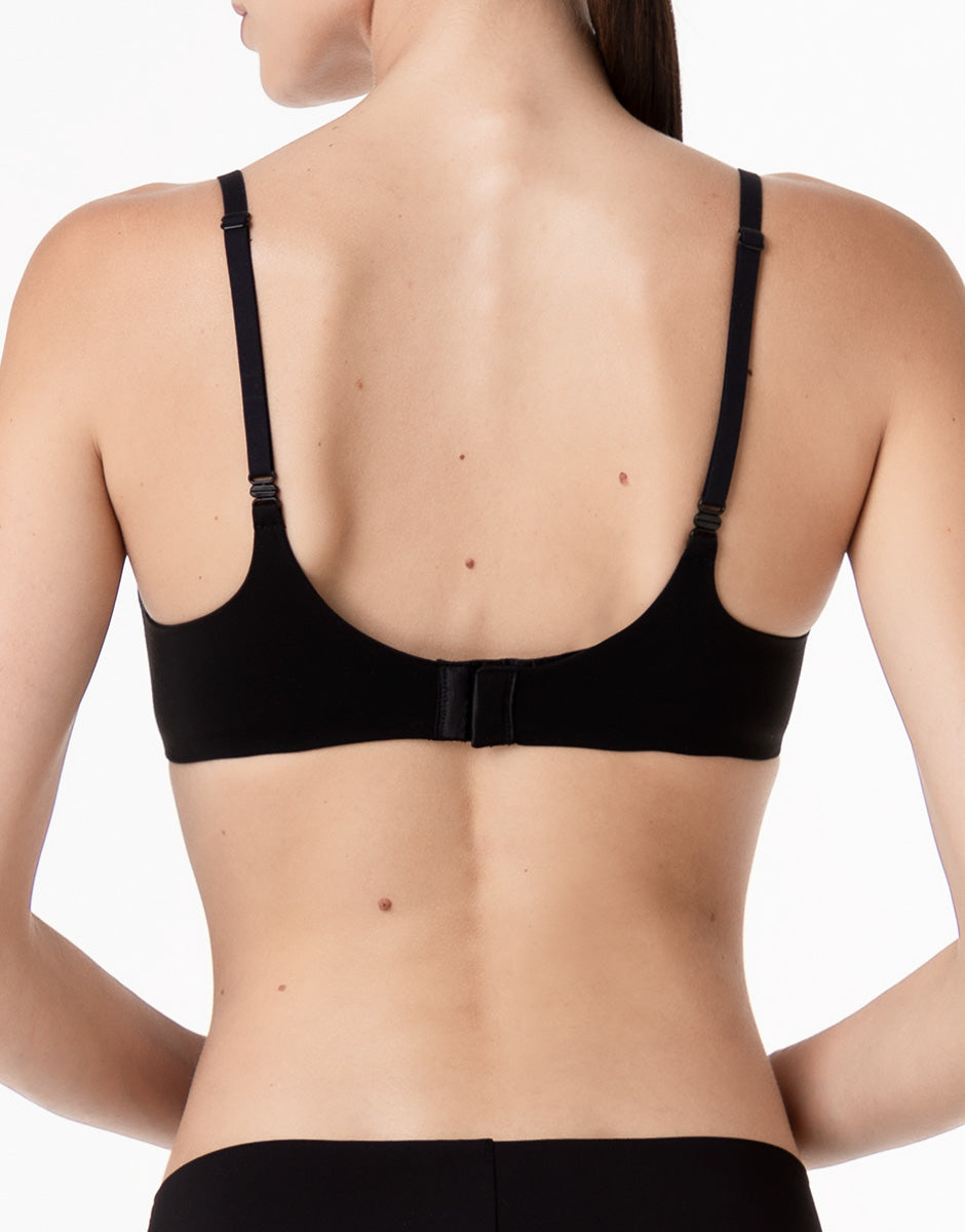 Lovable Invisible Essence reggiseno senza ferretto nero microfibra